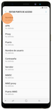 Paso 2: Editar punto de acceso