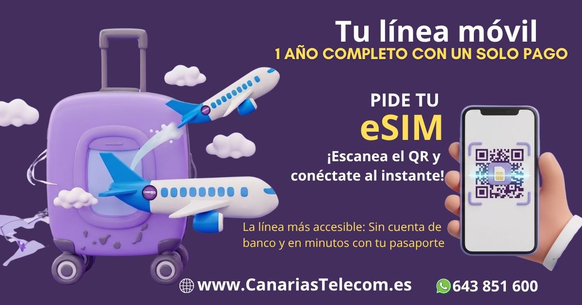 Oferta eSIM Canarias Telecom